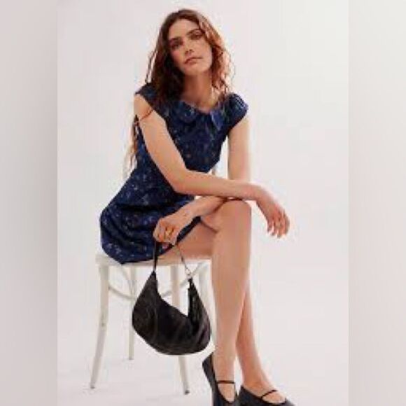 Free People Blue Beasley Mini Dress - Picture 5 of 11